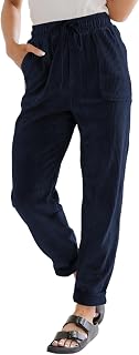 EVALESS Womens Corduroy Pants Straight Leg Fall Teacher Pants