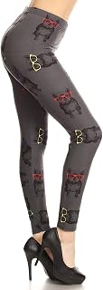Leggings Depot High Waisted Novelty Christmas Holiday Print Leggings for Women (Available in Plus Size)