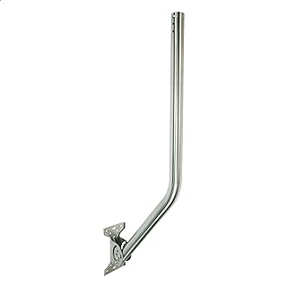 Proxicast Pro-Grade J-Max 100% Solid Stainless Steel Antenna Mount - Universal Outdoor Adjustable Pivot/Lock Bracket & J-Pipe Mast (1.5" x 36" Pole) for Wall, Eave or Roof Mounting (ANT-800-JP3-XL)