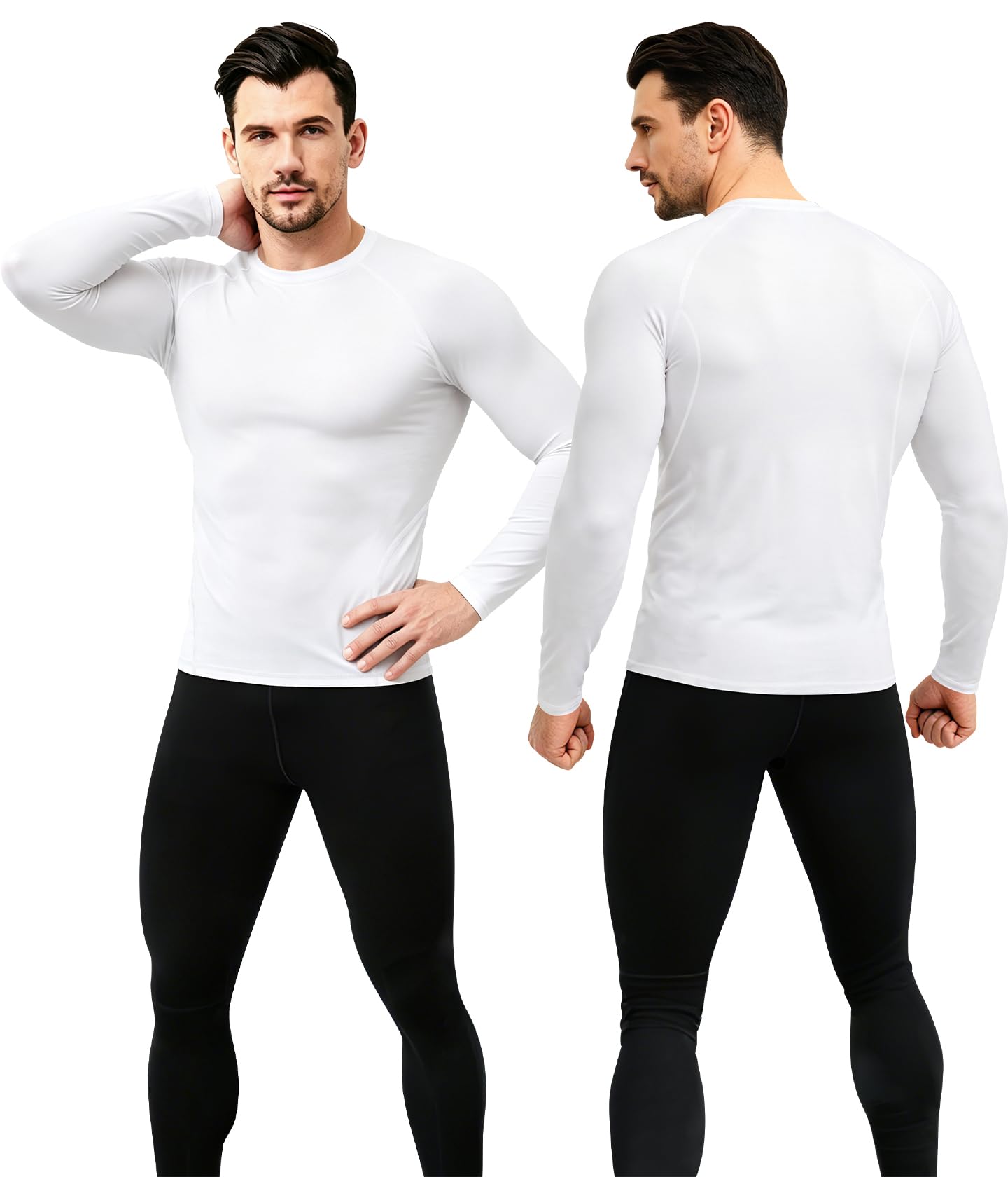 CL convallaria Mens Thermal Shirts Long Sleeve Cold Weather Base Layer Tops