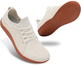 relxfeet Men's Barefoot Minimalist Cross-Trainer Sneakers with Wide Toe Walking Shoes Zero Drop Sole Trail Running Sneakers