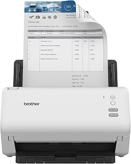 Brother ADS-4100 Desktop Document Scanner | |SuperSpeed USB 3.0 | Double-sided | 60 Sheet ADF, UK Plug