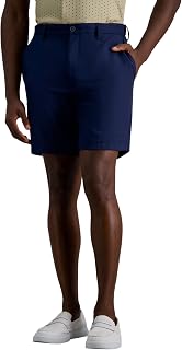 Haggar B&t Cool 18 Pro Classic Fit Stretch Flat Front Short - Men's Flat Front Shorts