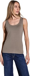 Street One Damen Basic Top in Unifarbe