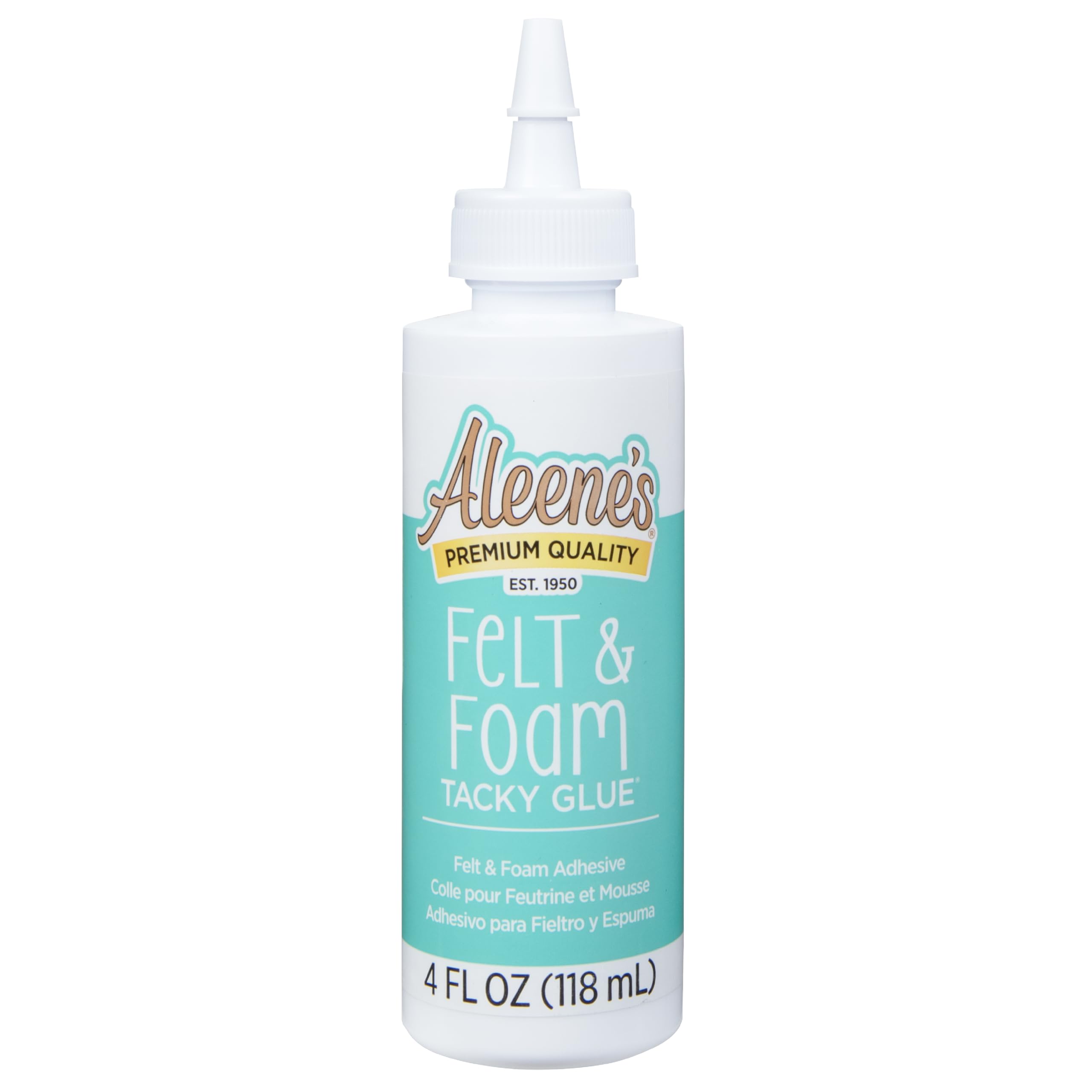 Aleene's Felt &amp; Foam Tacky Glue, Fast-Grab Craft Glue for Felt, Foam, P