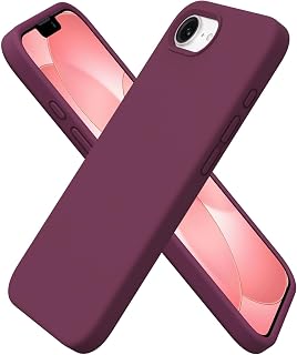 ORNARTO for iPhone 17e Case and for iPhone 16e Case 6.1", Wine Red