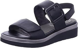 Tamaris Tamaris Comfort Damen Sandalen Flach Aus Leather Mit Schnalle Wedge SandalsWomen