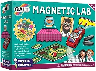 GALT Magnetic Lab, Kids Science Kit with 10 Fun Gravity-Defying Experiments | Explore & Discover Children's Science Sets – National Curriculum STEM Toys & Educational Toys for 6+ Year Olds