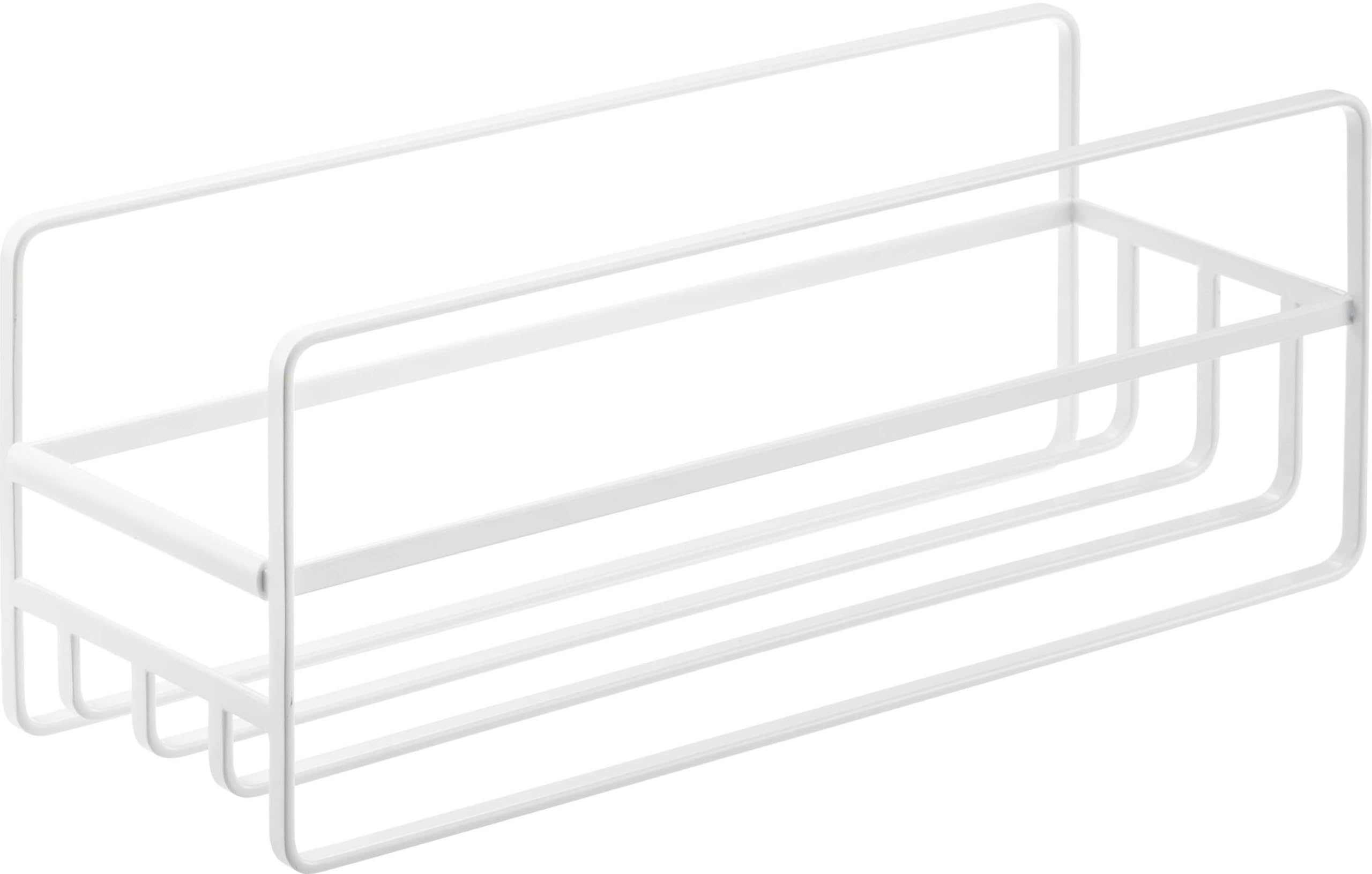 Yamazaki 5643 Slim Mug Bottle & Cup Rack, White, Approx. W4.3 x D13.0 x H4.7 inc