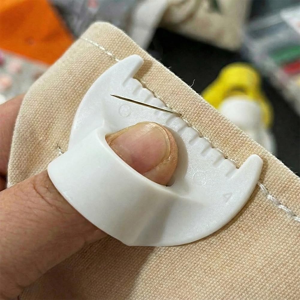 2-Pack Edge Stitch Sewing Tools, 4mm Hemmer Sewing Guide & Seam Finisher for DIY