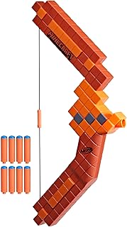 Nerf Minecraft Bow Dart Blaster, 8 Nerf N1 Darts