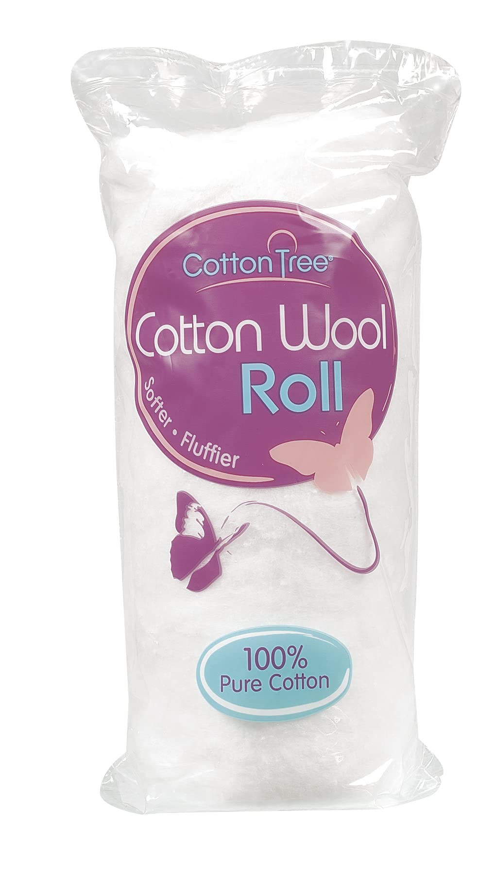 Cotton Tree 100% Pure Cotton, Super Soft Roll (80g)