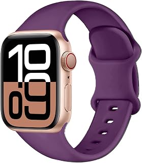 Apple Watch Strap 40mm 44mm 42mm 46mm 41mm 45mm 49mm iWatch Band 38mm 42mm Unisex Soft Silicone Waterproof Band for Apple Watch Series