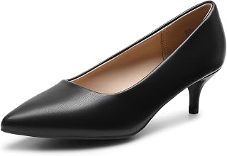 DREAM PAIRS Women's Pumps Kitten Pump Heel Shoes
