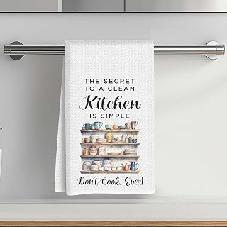 Funny Kitchen Towels, Decorative Kitchen Towels, Absorbent Tea Towels, Fashion Farm Home Gifts, Cute Funny Quotes, Chef Gifts, Mom Friend-9