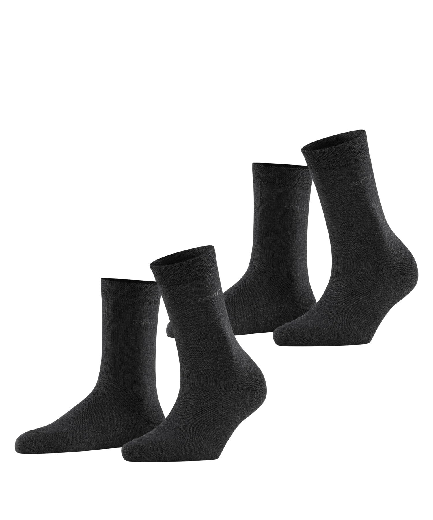 ESPRIT Women's Basic Easy 2-Pack Breathable Organic Cotton Soft Edges No Pressur