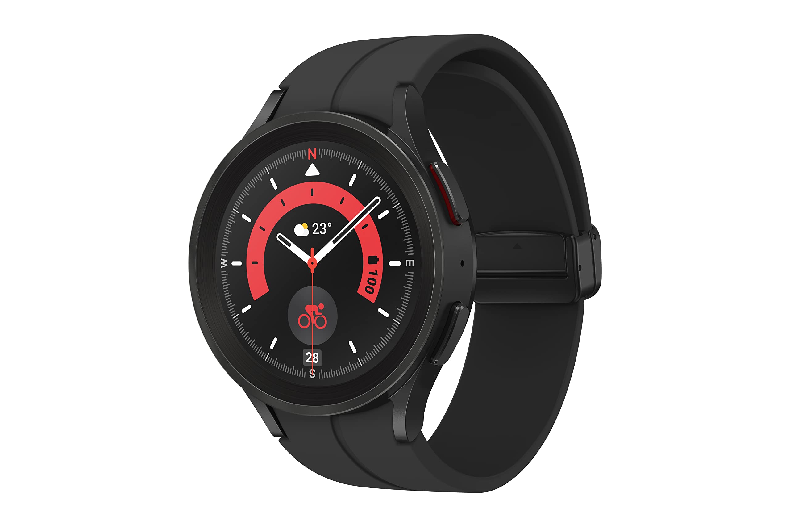 SAMSUNG Galaxy Watch 5 Pro 45mm Bluetooth Smartwatch w/Body, Health, Fitness and