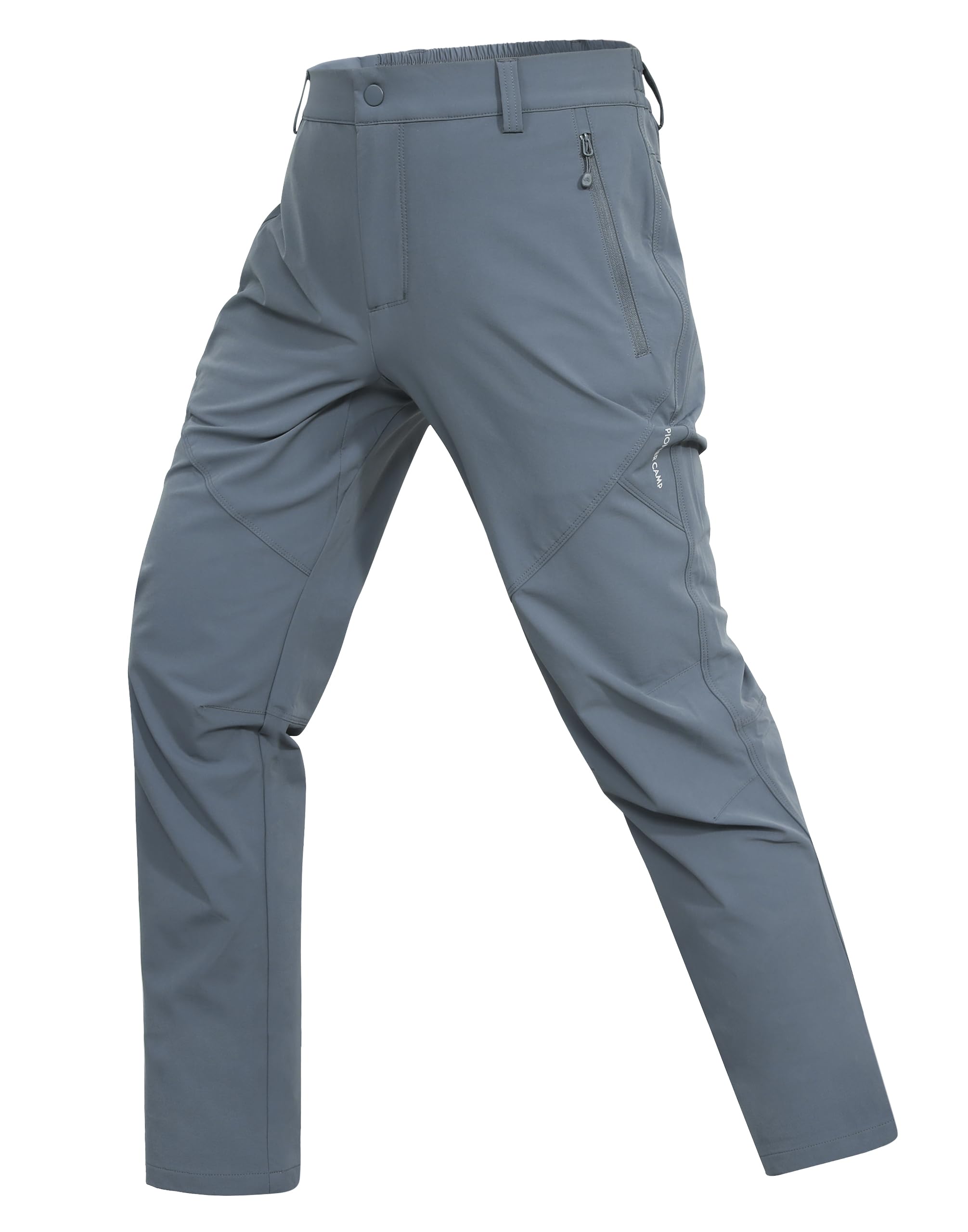 Pioneer Camp Men's Outdoor Hiking Trousers, Lightweight Trekking Trousers with S