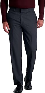 Haggar Men's Straight Fit Premium Comfort Dress Pant