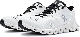 On Cloud X - Scarpe da corsa da donna, tessuto sintetico, Bianco/nero, 36 EU