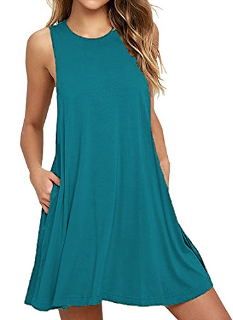 PCEAIIH - Women's Summer Dress Long Sleeve with Pockets