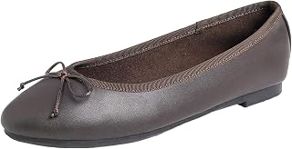 Feversole Women's Bow Tie Fashion Dress Slip On Shoes Round Toe Ballet Flat