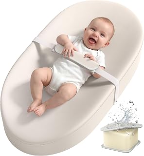 YENING Wipeable Changing Pad for Dresser Waterproof Leather Baby Diaper Changing Pads Washable Nursery Change Mat Beige