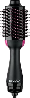 REVLON One-Step Volumizer Hair Dryer and Styler, 2.8 in Barrel, Black | Full-bodied blowouts, best for mid-length to long hair, 3 heat settings, nylon pins and tufted bristles