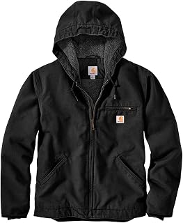 Carhartt Relaxed Fit Washed Duck Sherpa-lined Jacket Outerwear Professional Utilitis Men (Pack of 1)