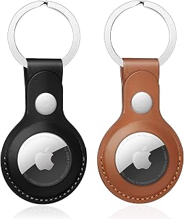 Nepfaivy Llavero para AirTag 2.ª/1.ª Gen, 2Pcs Fundas para Apple AirTag