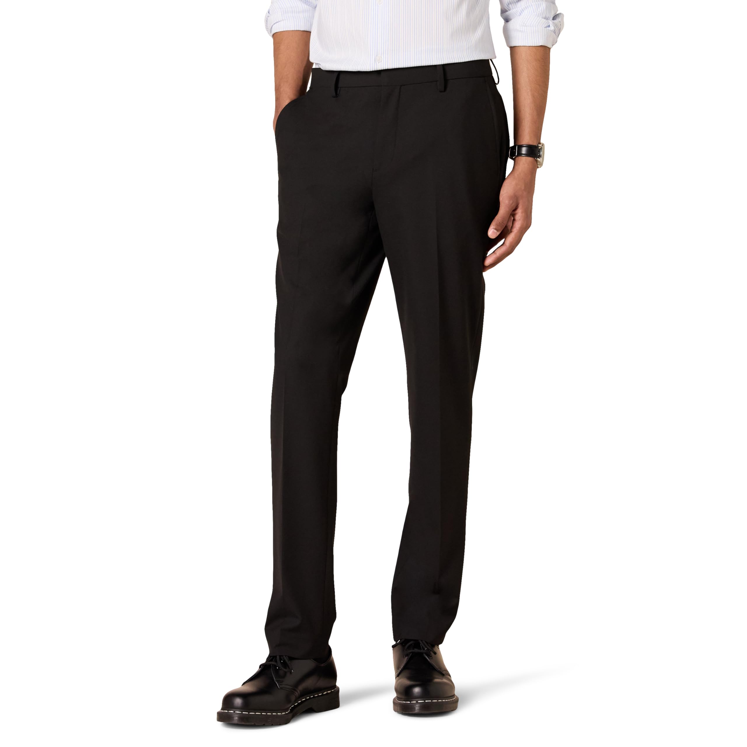 Amazon Essentials Mens Slim-Fit Wrinkle-Resistant Stretch Dress Pant