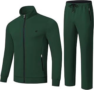 yuyangdpb Mens Tracksuits 2 Piece Outfit Full Zip Sports Sweatsuit Jogging Suits