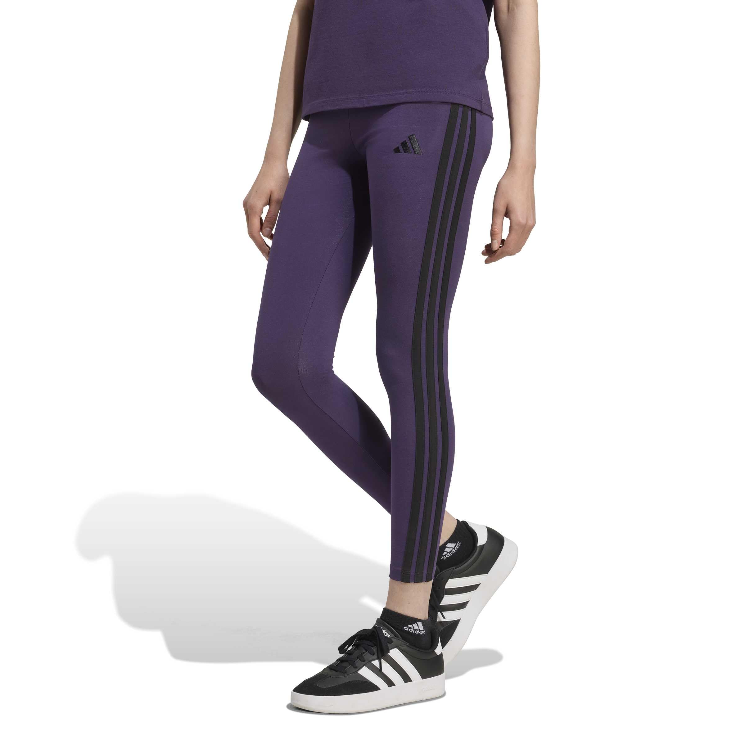 Adidas Essentials Women's Cotton 3-Stripes Leggings