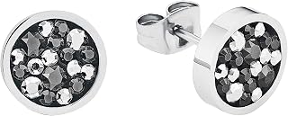 s.Oliver Stainless Steel/925 Sterling Silver Stud Earrings for Women Earrings - Comes in Jewellery Gift Box