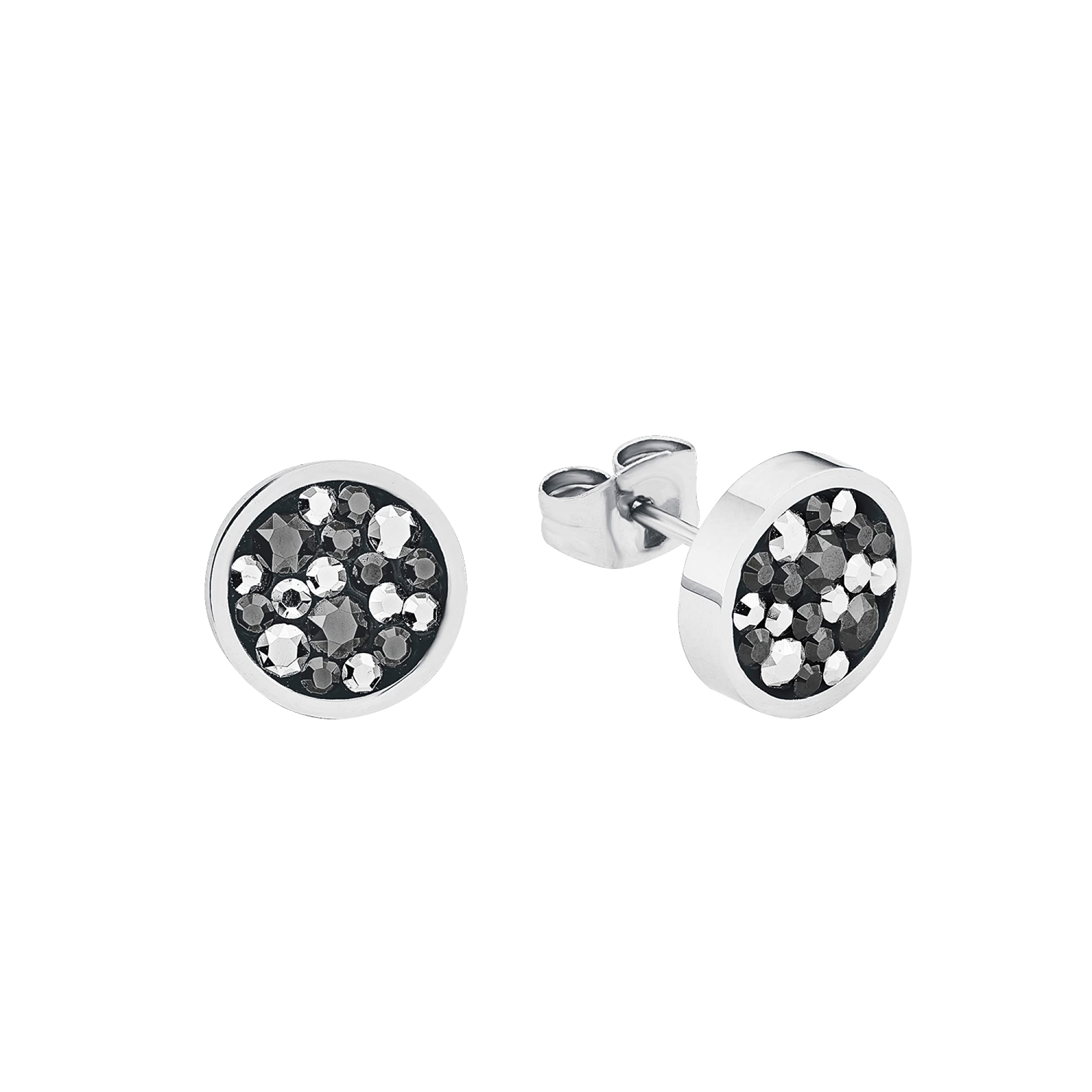 s.Oliver Stainless Steel/925 Sterling Silver Stud Earrings for Women Earrings - 