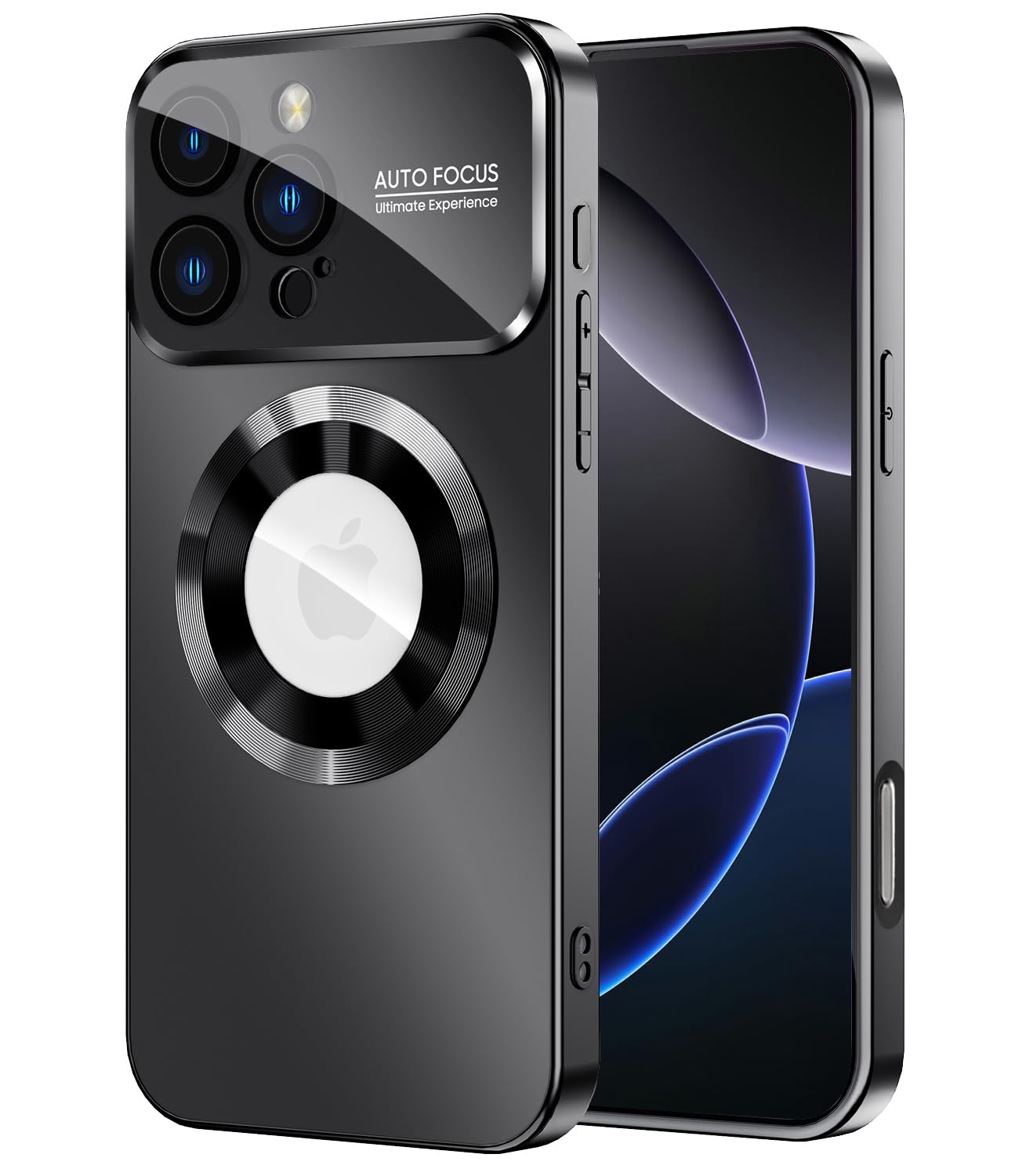 MAKAVO Magnetic for iPhone 16 Pro Max Case, Compatible with MagSafe, Built-in Ca