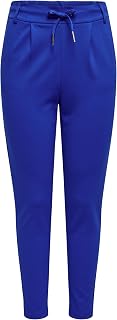Only ONLPOPTRASH Easy COL Women's Chino Trousers, Elegant Comfortable Pull-on Trousers with Stretch - Classic Fit Fabric Trousers Made of Premium Viscose Blend