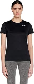 NIKE Women's W Nk Df Leg Tee Crew T-Shirt