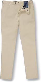 Charles Tyrwhitt Men's Chino Trousers - Ultimate Non-Iron Stretch Chinos for Men - Slim Fit - Smart Casual Cotton Chinos for Work, Travel & Everyday Wear