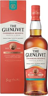 The Glenlivet Caribbean Reserve Single Malt Whisky (Rum Barrel Selection), 70 cl with Gift Box