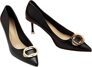C.Paravano Women's Pumps | Kitten Heels | Pointed Toe | Low Heel | Dressy