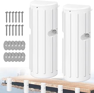FBULWSEC Dock Bumper Fender - Heavy Duty Boat Dock Bumpers for Edge & Side - Marine Fender Guard