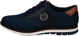 bugatti Lace-Up Shoe Made From A Mix Of Breathable Materials, Memory Foam, Elastic Laces Men's Sneakers
