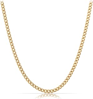 Made by Nami Stainless Steel Necklace for Men Solid Necklace 60cm Reinforced Chain Handmade Gift for Him Jewelry for Men