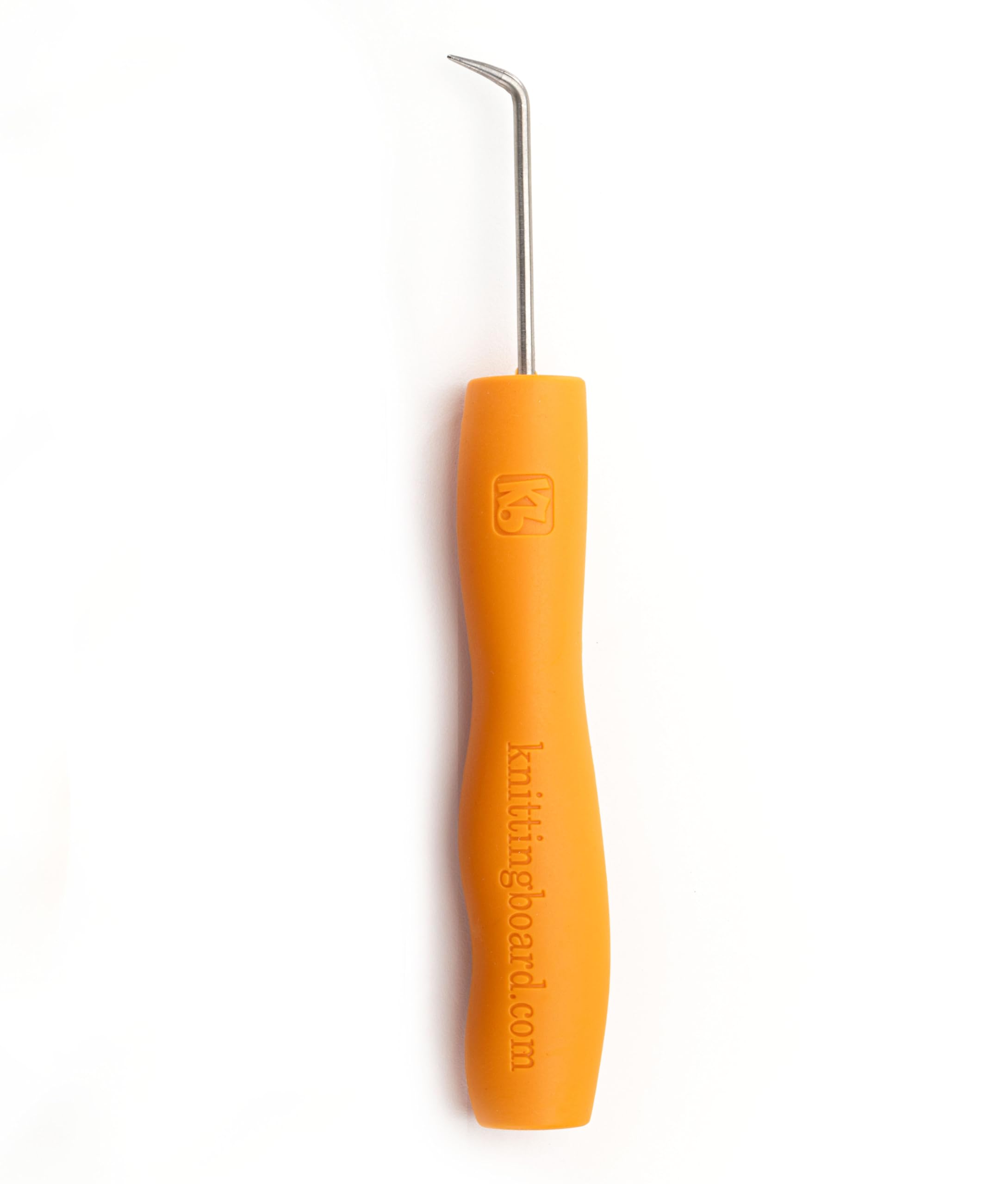Authentic Knitting Board, Loom Knitting Ergonomic Hook/Tool (1 Pack) Orange Hook