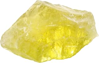 Erliway Citrine Raw Crystal Stone Large 1.25-2.0" Healing Crystals | Natural Rough Stones Crystal for Tumbling, Cabbing, Fountain Rocks, Home Decoration, Polishing, Wire Wrapping, Wicca & Reiki