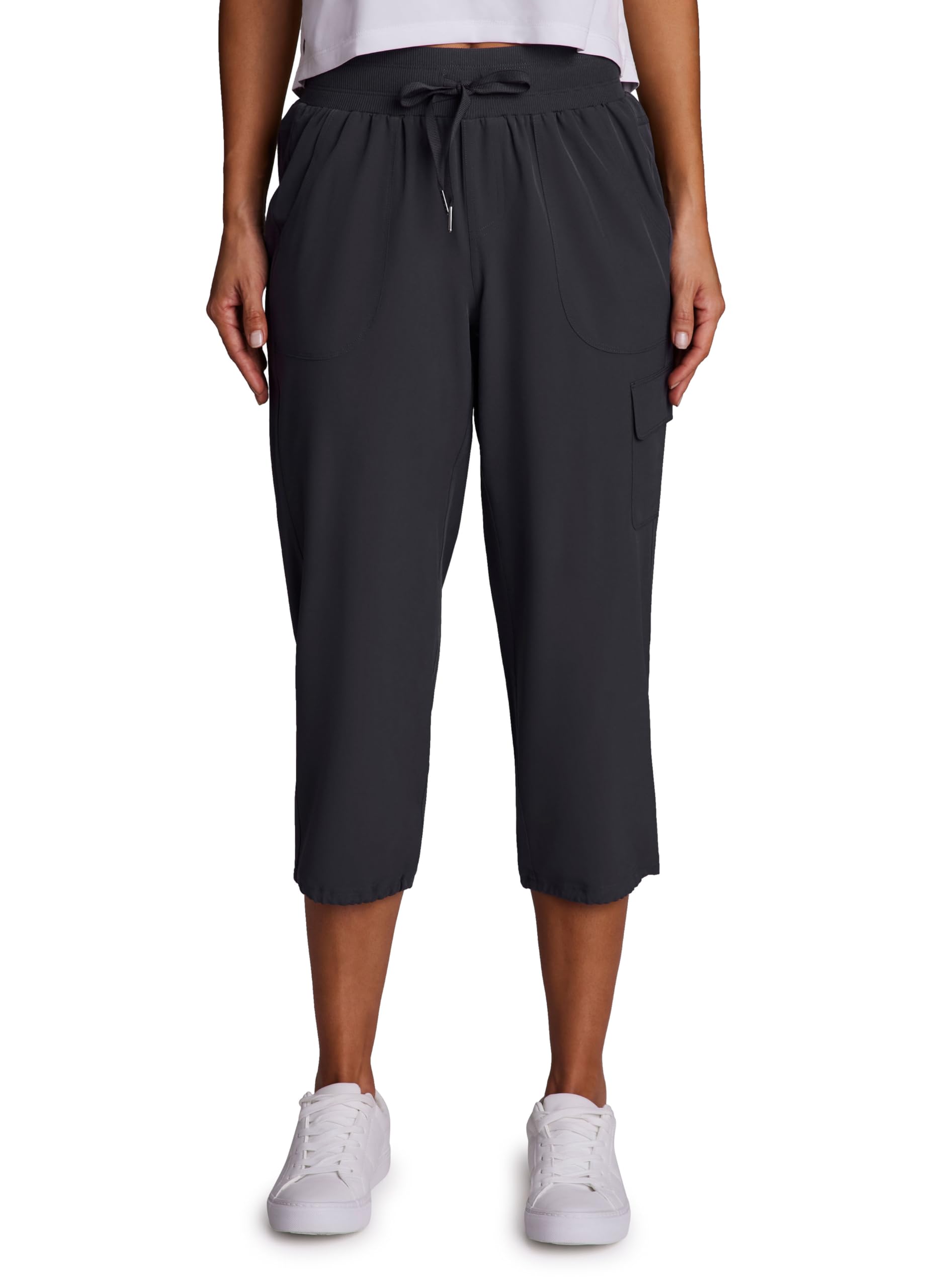 Rbx Women's Active Life Breeze Light Capri Cargo Pants