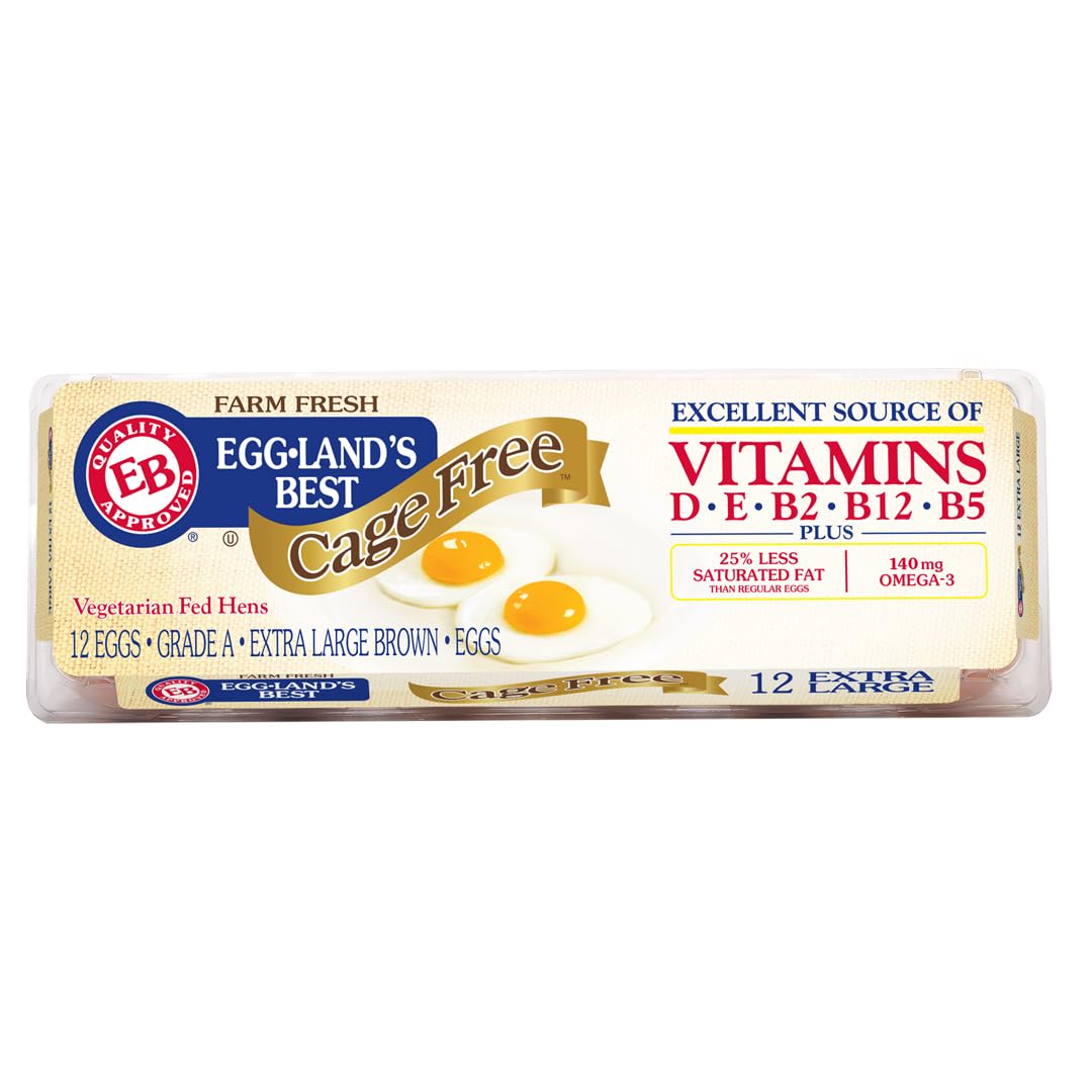 Eggland's Best, Large Cage Free Brown Eggs, 1 dozen