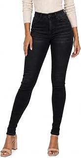 LOVER BRAND FASHION Women's High Waisted Ripped Skinny Jeans Stretchy Distressed Destroyed Denim Pants Tummy Control