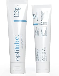 OptiLube Tubes - Sterile Lubricating Jelly for Insertion of Medical Devices in 5g, 42g, 82g, and 113g Tubes, Water Soluble Lubricant with Easy-to-Use Flip Cap (113g x 1)